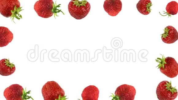 新鲜的草莓架视频的预览图