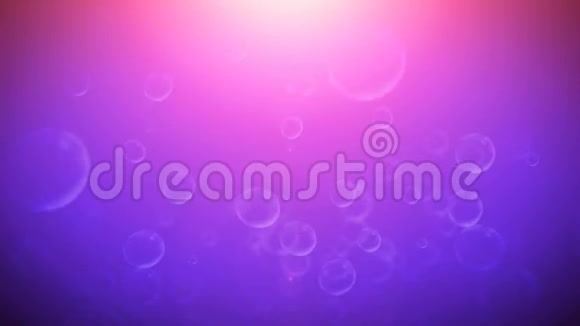 蓝色水泡和泡沫背景视频的预览图