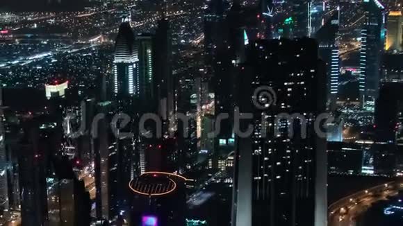 迪拜城市景观时间流逝视频的预览图