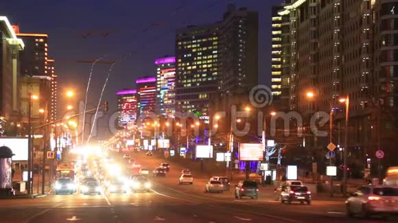 俄罗斯莫斯科的新阿尔巴特街视频的预览图