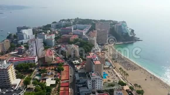 马加卢夫镇马略卡的无人机空中录像视频的预览图