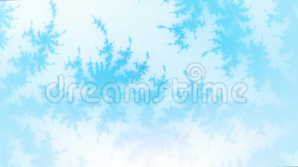 美丽的霜窗背景这是创意的圣诞装饰3D渲染背景视频的预览图