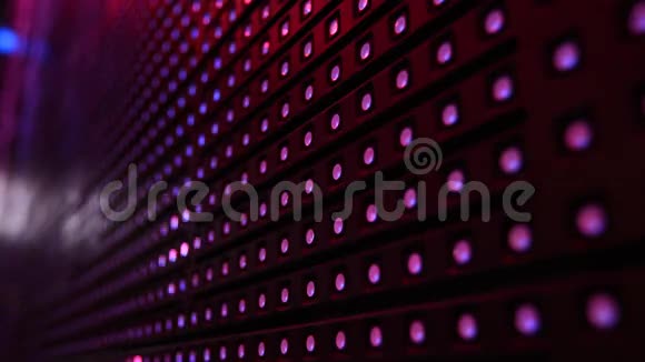 五彩发光二极管闪烁迪斯科灯视频的预览图