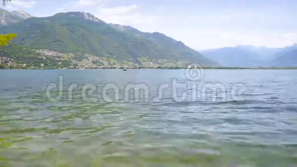 瑞士阿斯科纳市的兰根塞湖视频的预览图