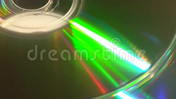 光盘上的绿灯效果视频的预览图