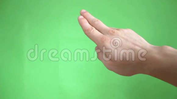 双手触摸手势绿屏视频的预览图
