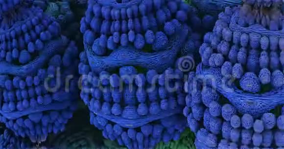 细菌细胞特写3d动画视频的预览图