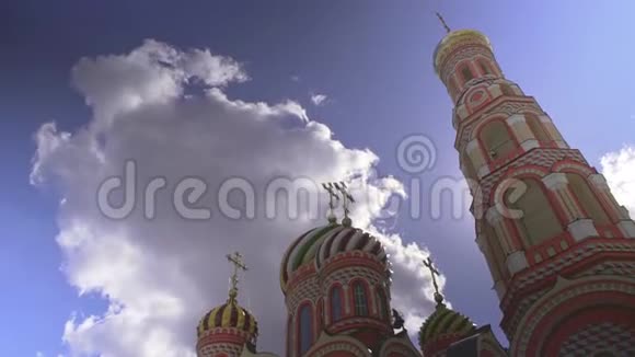 美丽的东正教教堂视频的预览图