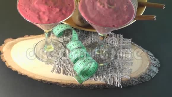 冰沙饮料水果健康饮食视频的预览图