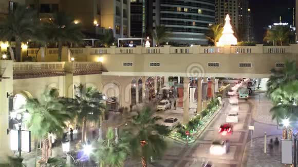 迪拜码头游客街4公里视频的预览图