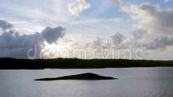 阿尔加维贝里切大坝景观延时视图葡萄牙视频的预览图
