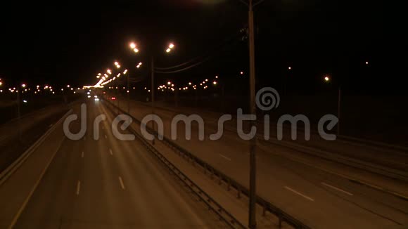 夜城路景视频的预览图