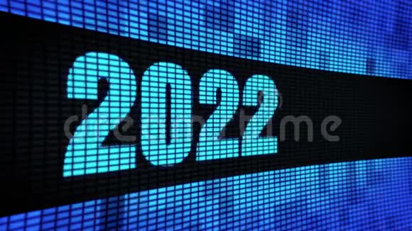 新的2022年侧文字滚动LED墙板显示标牌视频的预览图
