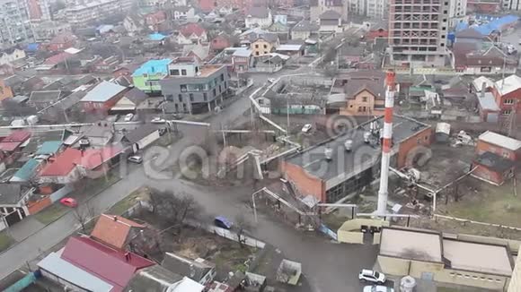 克拉斯诺达尔市顶景多云的早晨视频的预览图