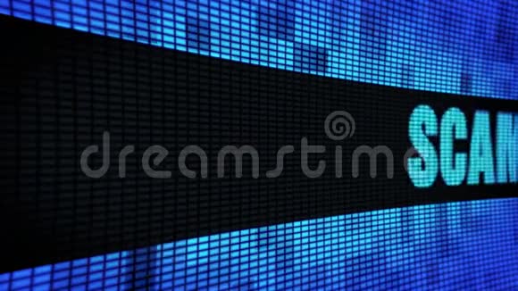 屏幕侧文字滚动LED墙面板显示标牌视频的预览图