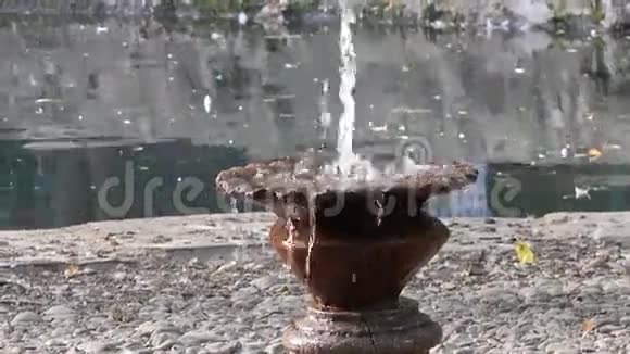 园区内喷泉装修视频的预览图