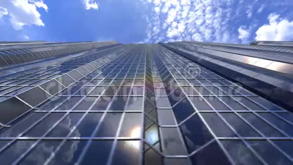 美丽的摩天大楼视频的预览图