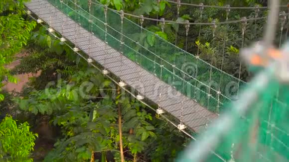 Stadicam拍摄的吉隆坡生态公园吊桥视频的预览图
