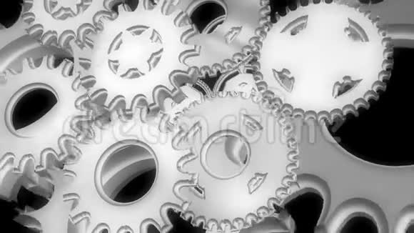 齿轮机构机械机械视频的预览图