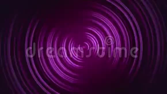 80年代的抽象运动紫色圆圈视频的预览图