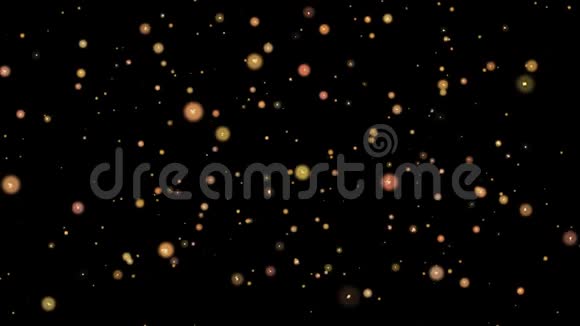 快乐穆哈拉姆抽象粒子和闪光烟花贺卡文字视频的预览图