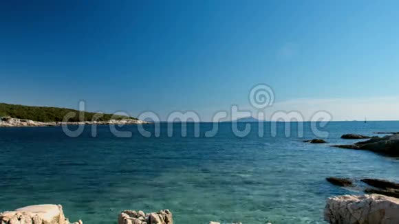 亚得里亚海海岸线全景视频的预览图