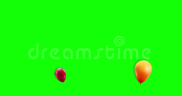 出售横幅红黄浮动气球视频的预览图