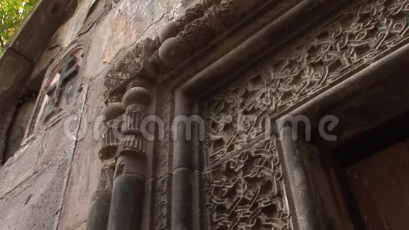 亚美尼亚Kobayr神庙的废墟视频的预览图