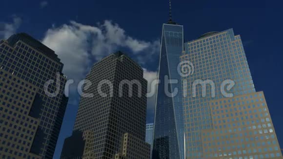 曼哈顿市中心天际线视频的预览图