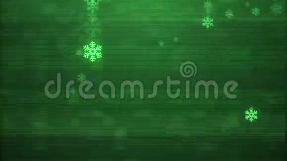 雪花飞雪闪光电视电脑屏幕雨动画背景新质量形状通用技术运动视频的预览图