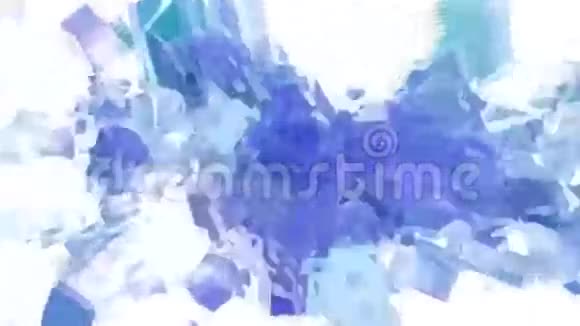 抽象冰块等离子喷涂视频的预览图