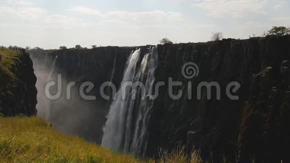 从赞比亚一侧观看维多利亚瀑布视频的预览图
