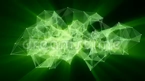 发光神经网络转换为绿色霓虹灯文字动画加入我们视频的预览图