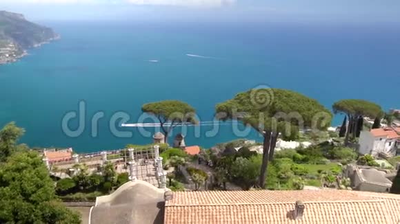 意大利南部拉维洛的美丽景色视频的预览图