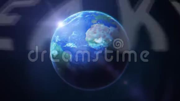 突发新闻介绍地球背景电视广播视频的预览图