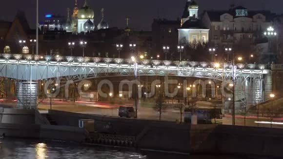 莫斯科河的堤岸父权制视频的预览图