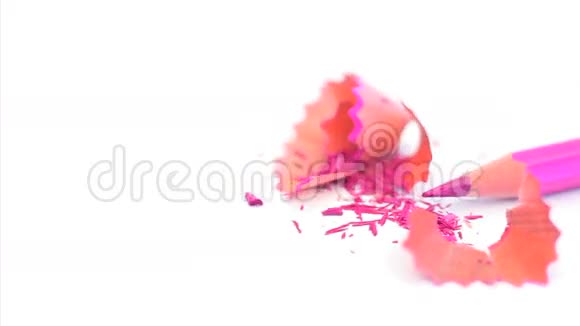 锋利的紫色铅笔转动视频的预览图