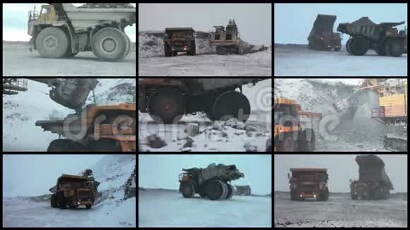 视频墙采矿行业流程视频的预览图