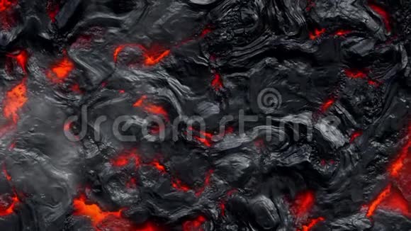 熔岩景区火山热视频的预览图
