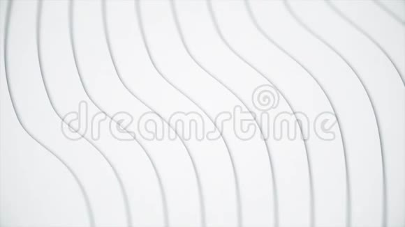 抽象单色的白沙浪缓缓蠕动催眠单色沙波曲线视频的预览图