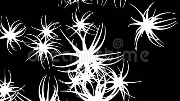 白色神经元细胞网络结构调制视频的预览图