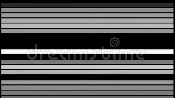 抽象黑白线条眨眼动画视频视频的预览图