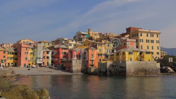 利古里亚意大利热那亚博卡达塞城市景观视频的预览图
