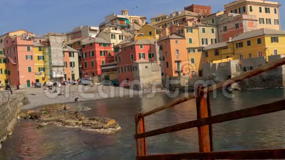 利古里亚意大利热那亚博卡达塞城市景观视频的预览图