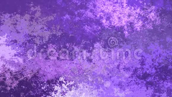 动画彩色背景无缝循环视频水彩效果紫外线和淡紫色紫色视频的预览图