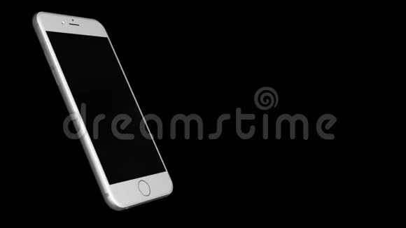 白灰色手机高清旋转动画视频的预览图