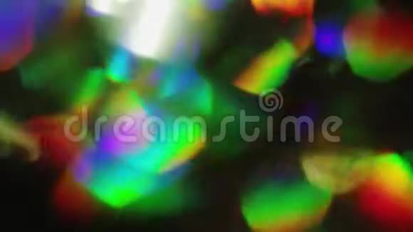全息霓虹箔自然背景抽象背景视频的预览图