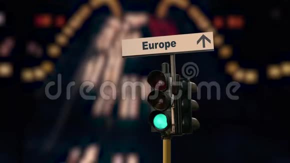 去欧洲的路标视频的预览图