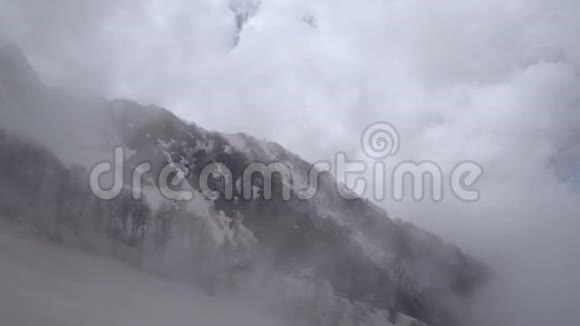 空中观景台高加索山脉索契俄罗斯视频的预览图