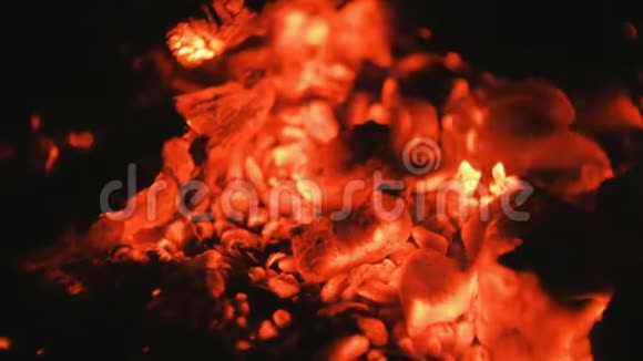 热煤开火背景视频的预览图